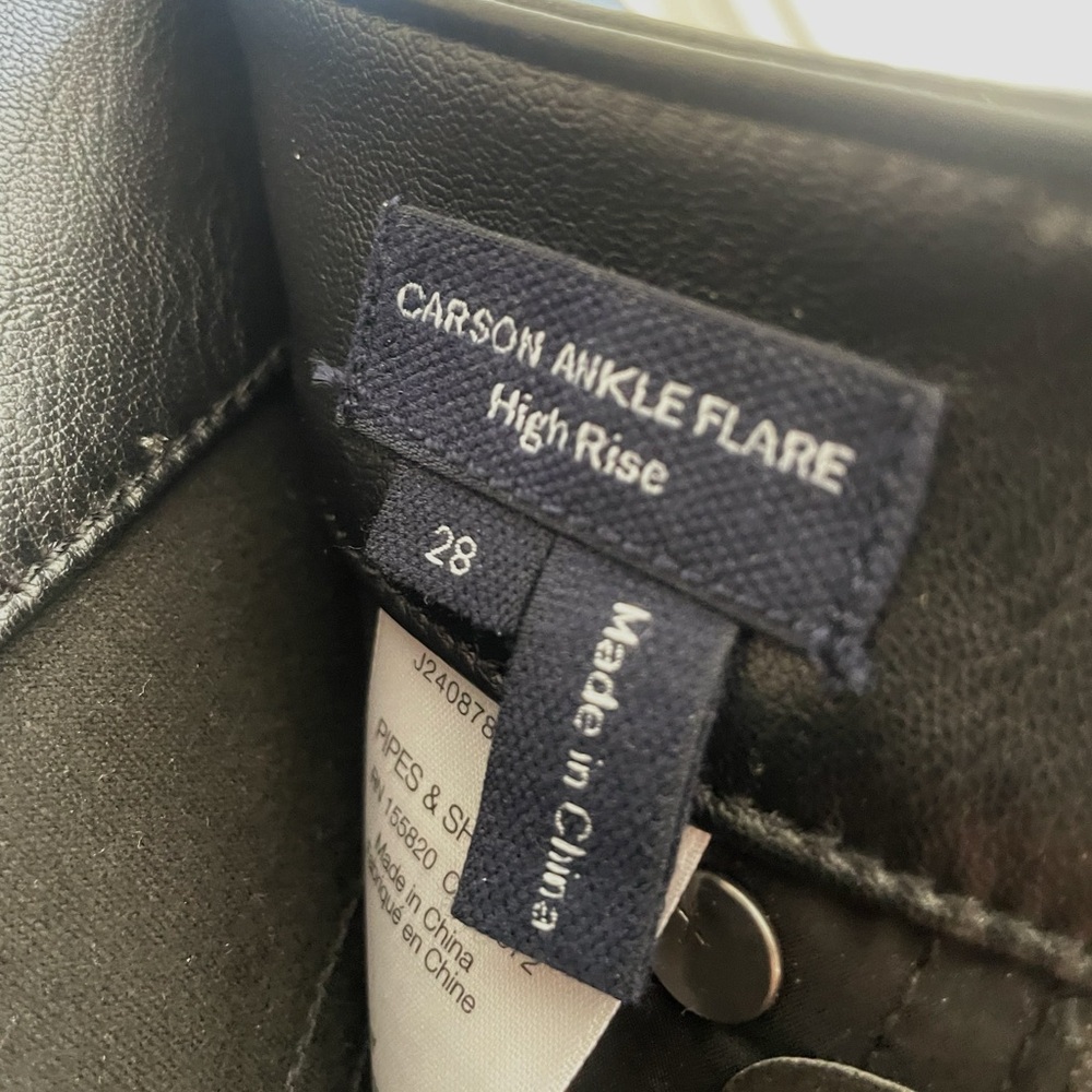Veronica Beard Black ‘Carson’ Ankle Flare High Rise _ Size 28 - Picture 4 of 5